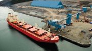 Storage and port facilities at Vale’s Voisey’s Bay nickel-copper-cobalt mine on the coast of Labrador. Credit: Vale.