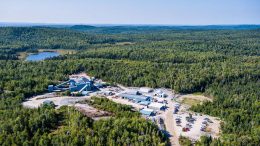 An overview of the Island gold mine, near Wawa, Ontario. Credit: Alamos Gold.