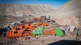 Surface facilities at Codelco’s Chuquicamata underground mine, under construction in Chile. Credit: Codelco.