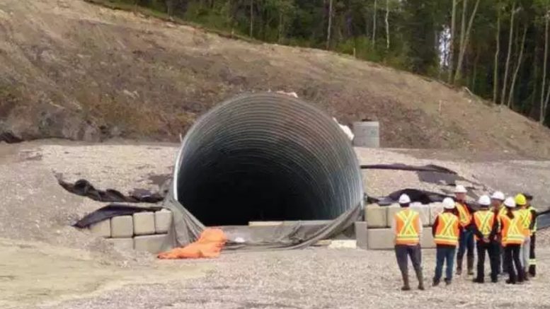 HD Mining photo of coal-mining portal near Tumbler Ridge, British Columbia. Credit: HD Mining.