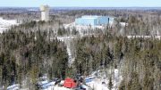 The historic head frame at Pure Gold Mining’s Madsen gold property in Red Lake, Ontario. Credit: Pure Gold Mining.