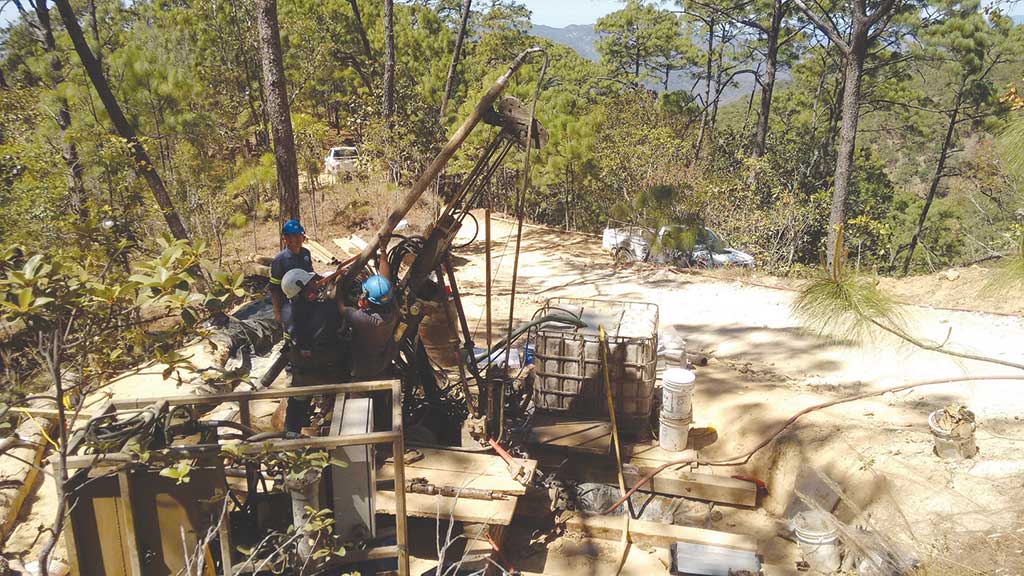Drillers at Endeavour Silver’s Terronera silver project. Credit: Endeavour Silver.