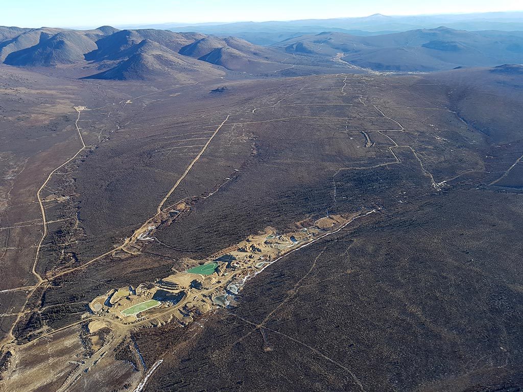 Looking southeast over placer operations on Rockhaven Resources’ Klaza gold property in the Yukon. Credit: Rockhaven Resources.