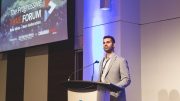 Peytech president and CEO Peyman Moeini speaks at the 2018 Progressive Mine Forum in Toronto. Photo by George Matthew Photography.