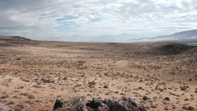 Lithium Americas’ Thacker Pass lithium property, 100 km northwest of Winnemucca, Nevada. Credit: Lithium Americas.