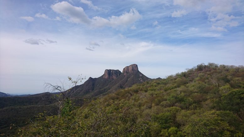 A topographical feature on Minaurum’s Alamos silver project. Photo by Richard Quarisa.