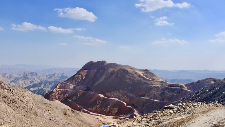 The south ridge at Aton's Rodruin gold project , part of its Abu Marawat concession in Egypt. Credit: Aton Resources.