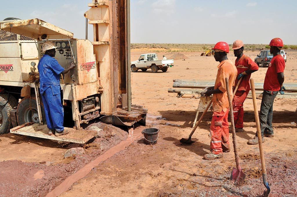 Workers at Global Atomic’s Dasa uranium project in Niger. Credit: Global Atomic.