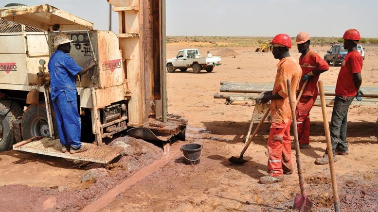 Workers at Global Atomic’s Dasa uranium project in Niger. Credit: Global Atomic.