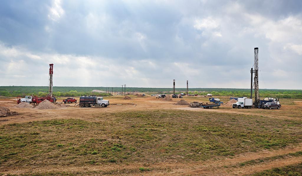 The production area at Uranium Energy’s Palangana ISR uranium project in south Texas. Credit: Uranium Energy.