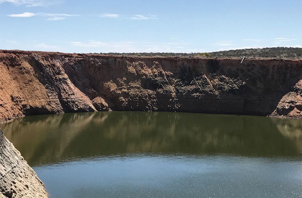 The historic Henderson pit at Bellevue Gold’s namesake gold project in Western Australia. Credit: Bellevue Gold.