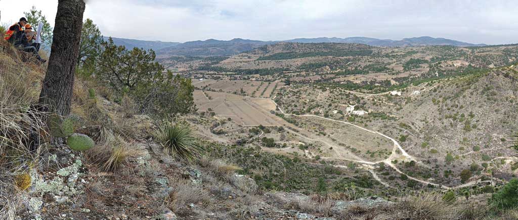 Panoramic view of Almaden Minerals’ Ixtaca gold-silver project area in Mexico’s Puebla State, east of Mexico City. Credit: Almaden Minerals.