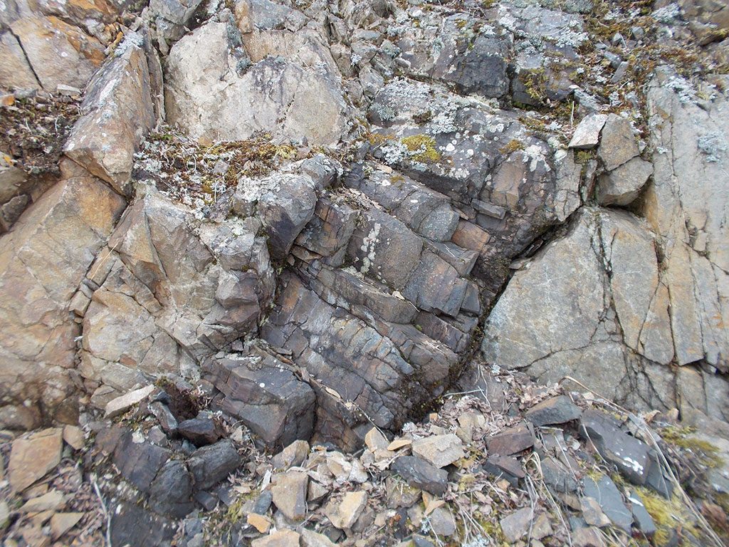 Outcropping mineralization at Casa Minerals’ Pitman polymetallic project in British Columbia. Credit: Casa Minerals.