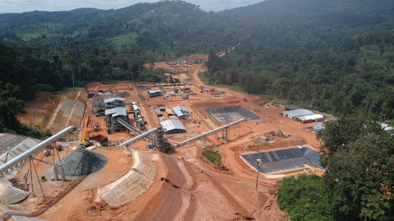 Alphamin Resources’ Bisie tin mine under construction in the Democratic Republic of the Congo, as seen in January 2019: the view towards access road. Credit: Alphamin Resources.