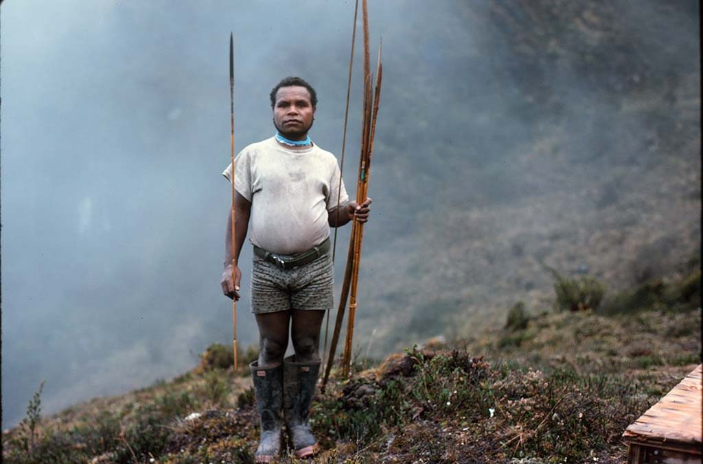 Irian Jaya locals. Photos by William A. Fuchs.