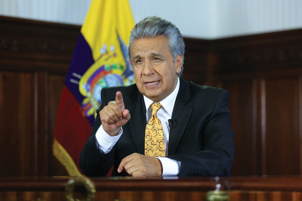 Ecuador’s President Lenín Moreno.