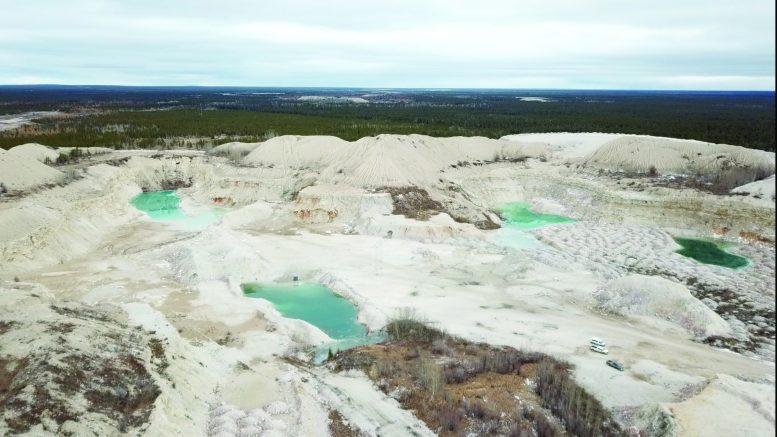 Former mine workings at Osisko Metals Inc.’s Pine Point zinc property in Canada’s Northwest Territories. Credit: Osisko Metals Inc.