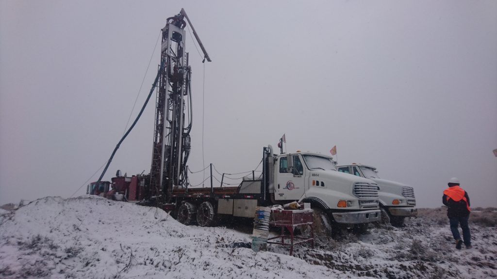 Fremont has begun a 1,000 metre RC drill program testing southeastern extensions at Gold Bar. Photo by Richard Quarisa.