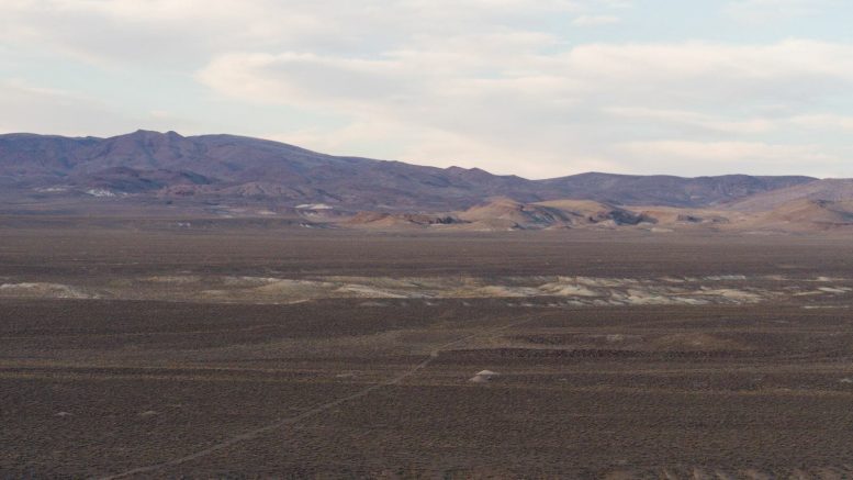 American Lithium's TLC lithium claystone project in Nevada. Credit: American Lithium.