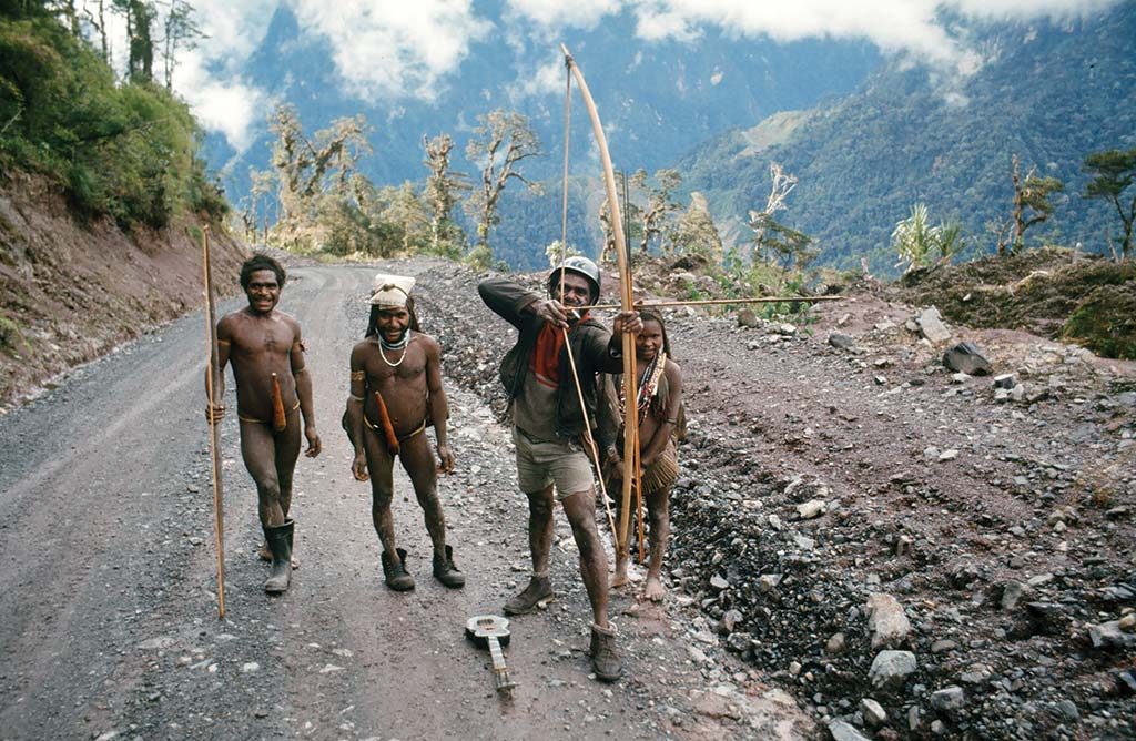 Irian Jaya locals. Photos by William A. Fuchs