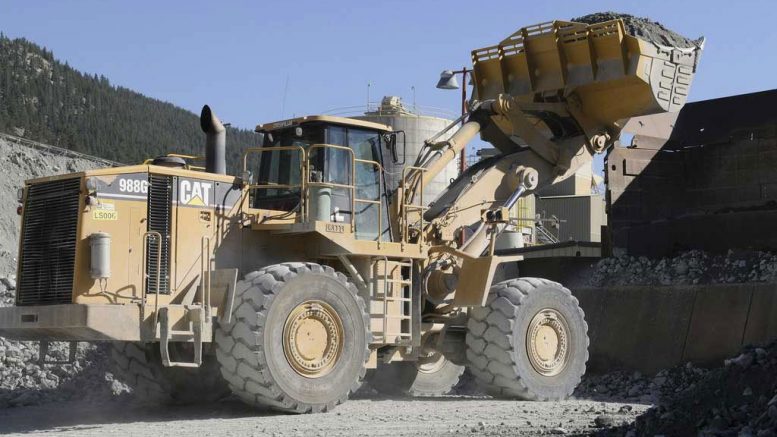 A loader at Sibanye-Stillwater’s Stillwater PGM mine in Montana. Credit: Sibanye-Stillwater.