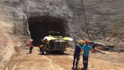 An access and ventilation tunnel under construction on the south side of Ivanhoe Mines’ Kakula copper deposit in the Democratic Republic of the Congo. Credit: Ivanhoe Mines.
