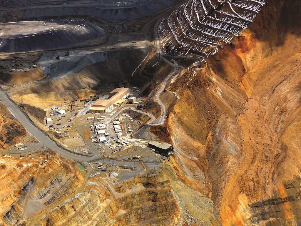 Rio Tinto's Bingham Canyon copper mine in Utah. Credit: Rio Tinto.