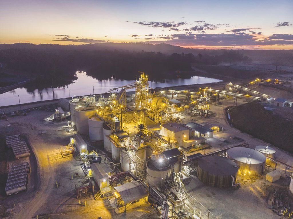 The mill at the Aurora gold mine. Credit: Guyana Goldfields.