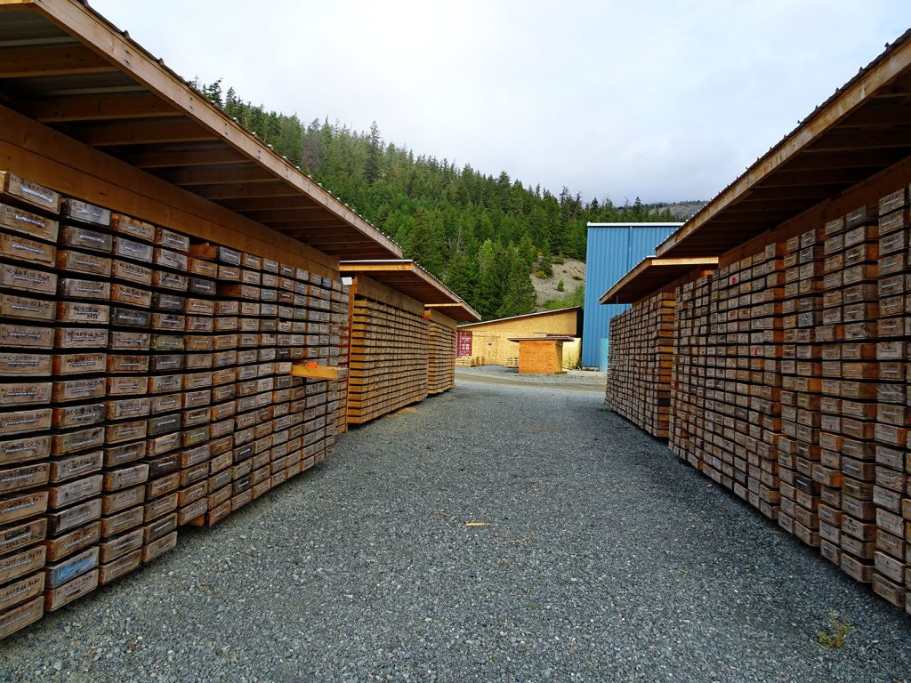 A core shack at Nicola's New Craigmont copper property in B.C. Credit: Nicola Mining.