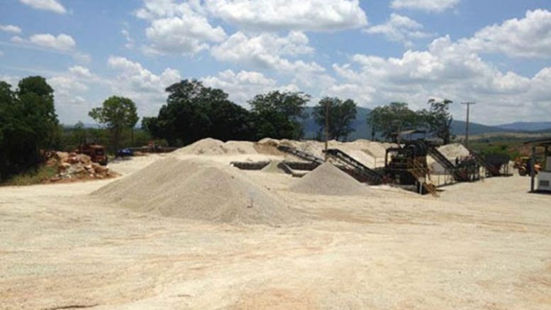 The production plant at Sigman Lithium's Grota do Cirilo project near Aracuai in the northeastern region of Minas Gerais state. Credit: Sigma Lithium.