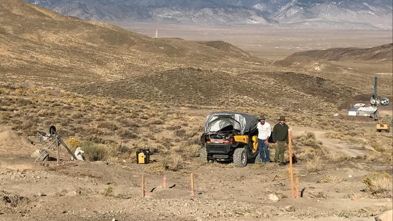 Workers at Newrange Gold’s Pamlico gold project in Nevada. Credit: Newrange Gold.