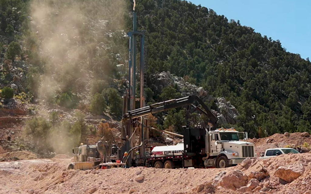 Nevada King drill rig Atlanta project 