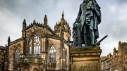 Adam Smith statue Edinburgh