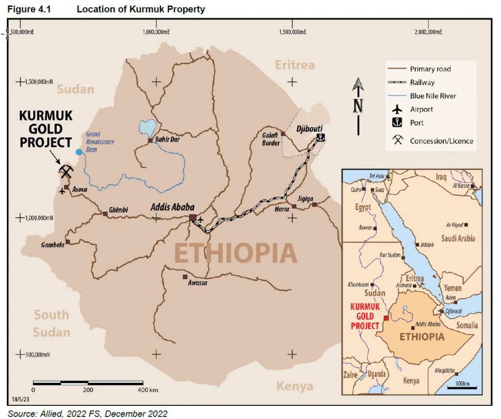 Allied Gold Kurmuk Ethiopia 