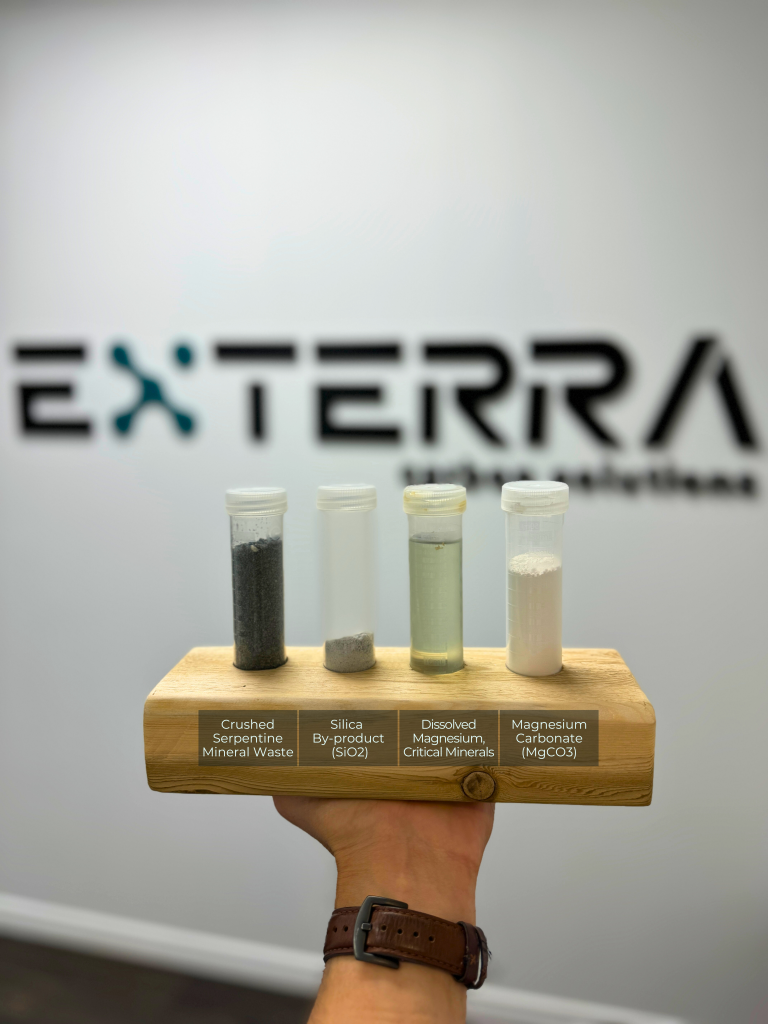 Exterra champions carbon-negative mining with CO2-seizing tech