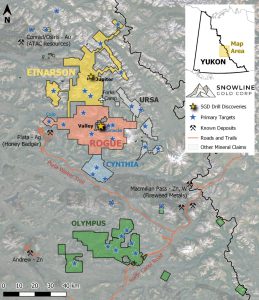 Snowline Gold Map Yukon