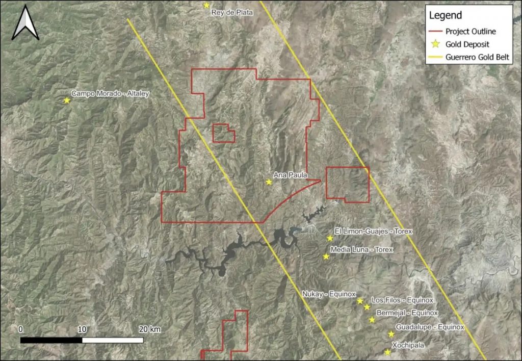 Ana Paula Map Mexico Heliostar Metals 