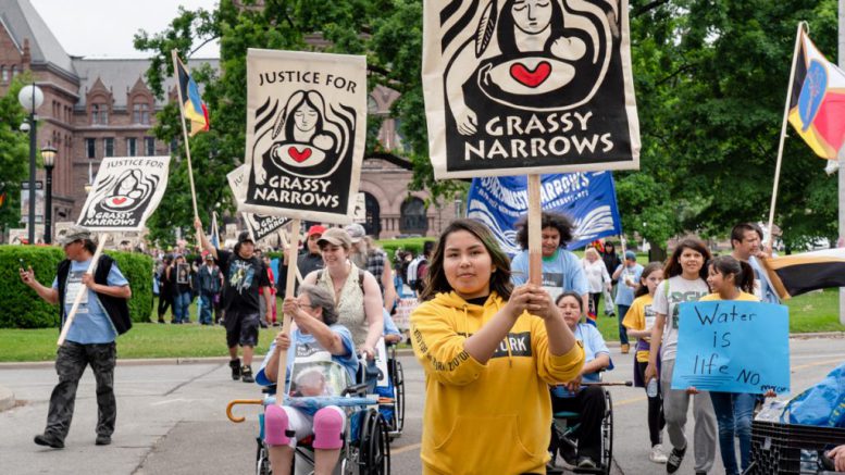 Grassy Narrows 2019 Queen's Park Protest