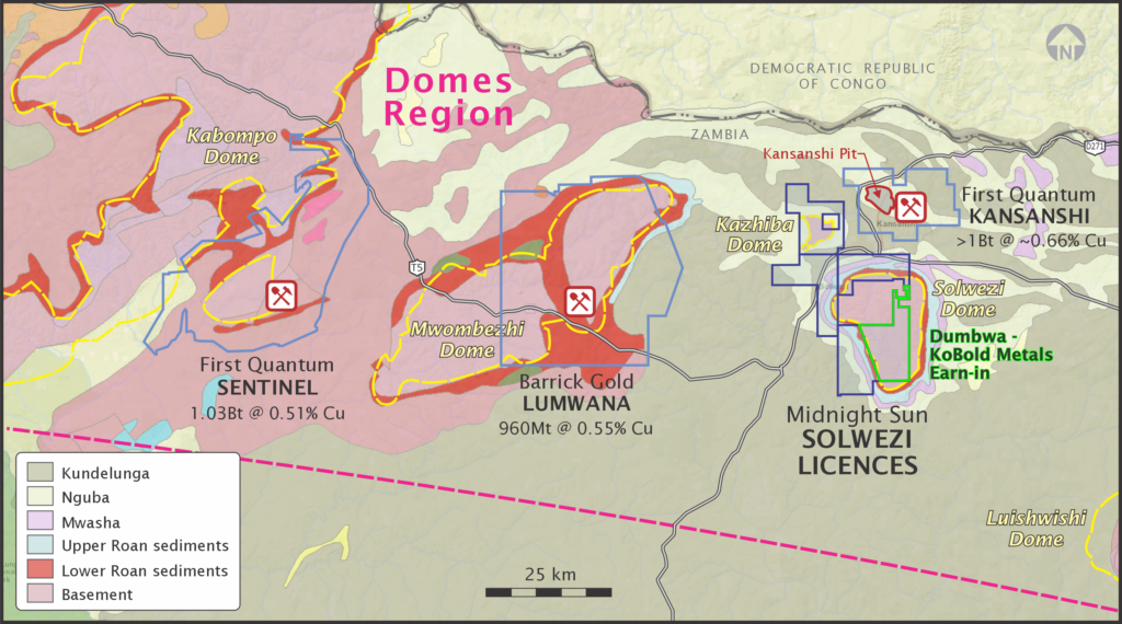 Midnight Sun Zambia Solwezi Area Map